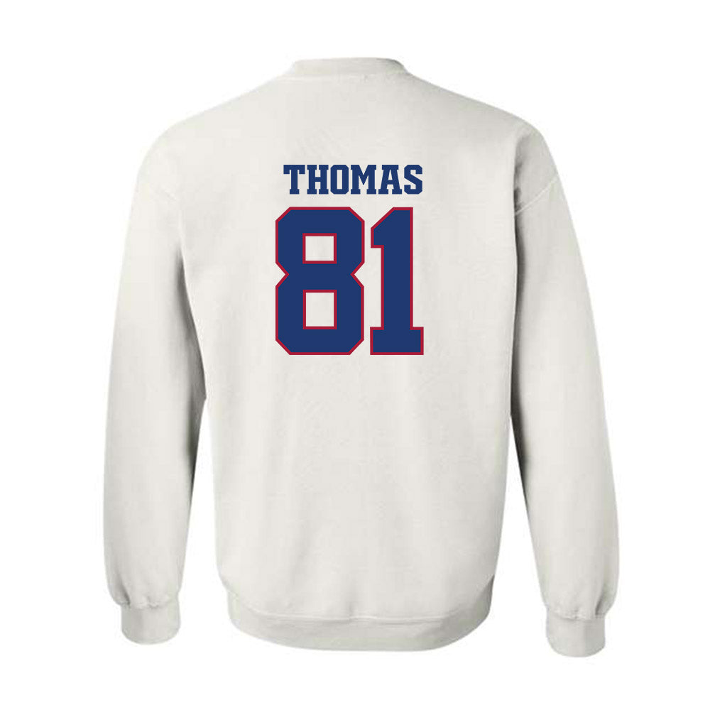 Arkansas - NCAA Football : Dai'Shaun Thomas - Classic Shersey Crewneck Sweatshirt-1