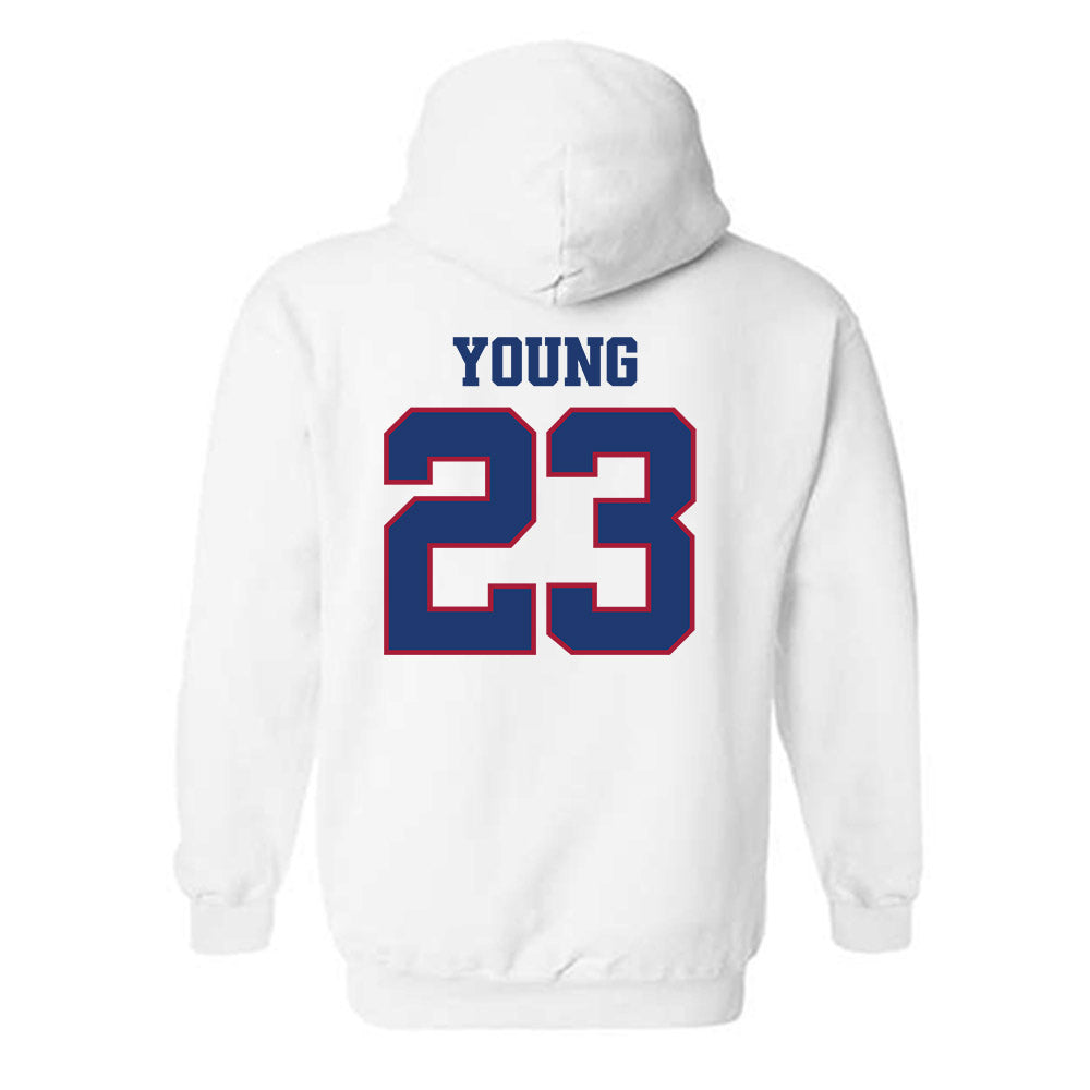 Arkansas - NCAA Football : Kevin Young - Classic Shersey Hooded Sweatshirt-1