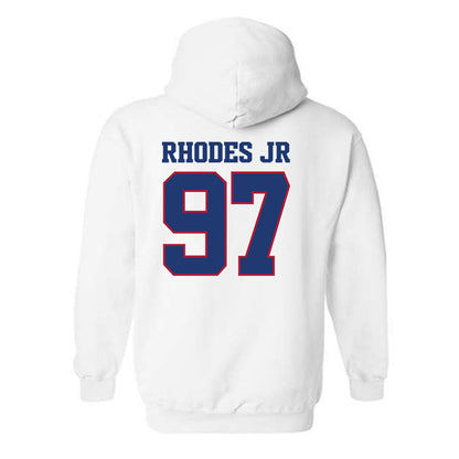 Arkansas - NCAA Football : Quincy Rhodes Jr. - Classic Shersey Hooded Sweatshirt-1