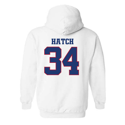 Arkansas - NCAA Football : Jathan Hatch - Classic Shersey Hooded Sweatshirt-1