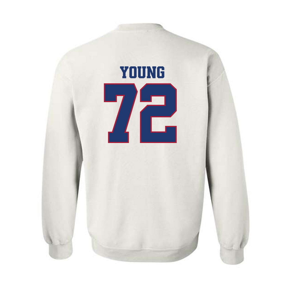 Arkansas - NCAA Football : Tucker Young - Classic Shersey Crewneck Sweatshirt-1