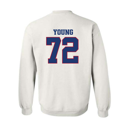Arkansas - NCAA Football : Tucker Young - Classic Shersey Crewneck Sweatshirt-1