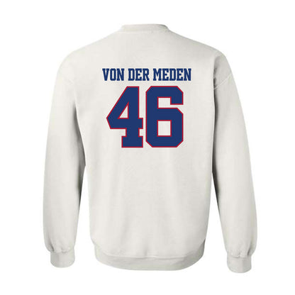 Arkansas - NCAA Football : Charlie von der Meden - Classic Shersey Crewneck Sweatshirt-1