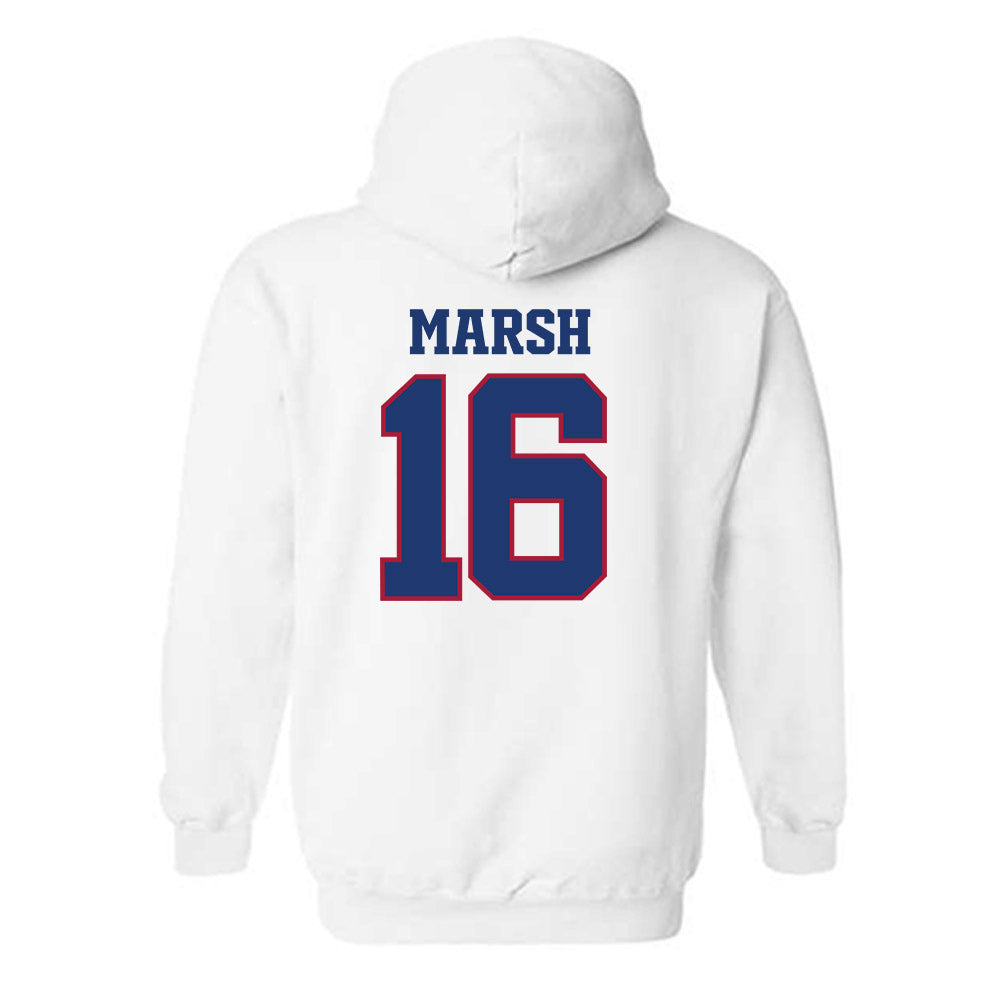 Arkansas - NCAA Football : Kourtlan Marsh - Classic Shersey Hooded Sweatshirt-1