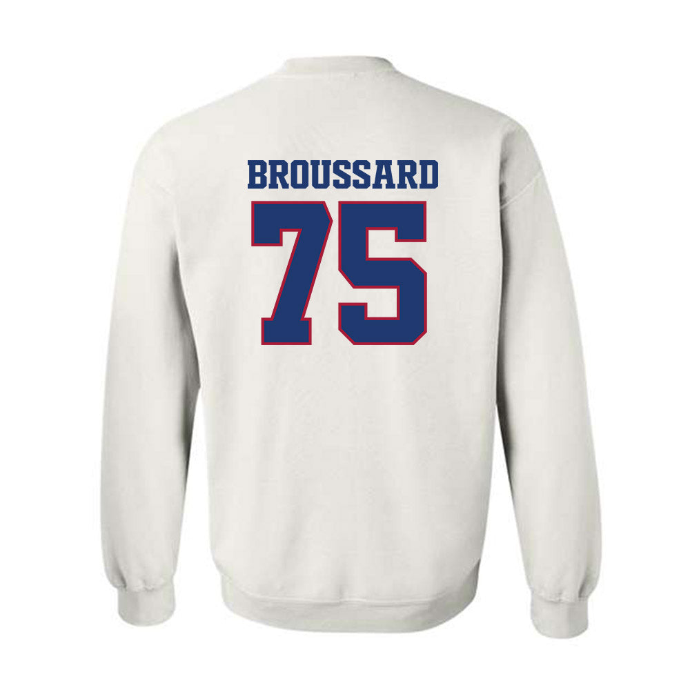 Arkansas - NCAA Football : Kavion Broussard - Classic Shersey Crewneck Sweatshirt-1