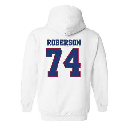 Arkansas - NCAA Football : Terence Roberson - Classic Shersey Hooded Sweatshirt-1
