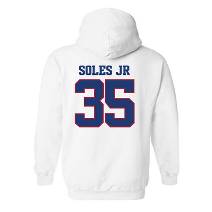 Arkansas - NCAA Football : Steven Soles Jr. - Classic Shersey Hooded Sweatshirt-1