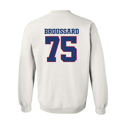Arkansas - NCAA Football : Kavion Broussard - Classic Shersey Crewneck Sweatshirt-1