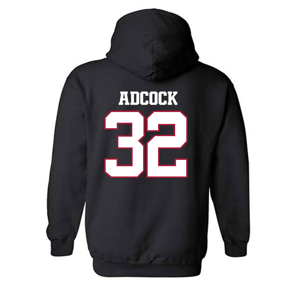Arkansas - NCAA Football : Matt Adcock - Classic Shersey Hooded Sweatshirt-1