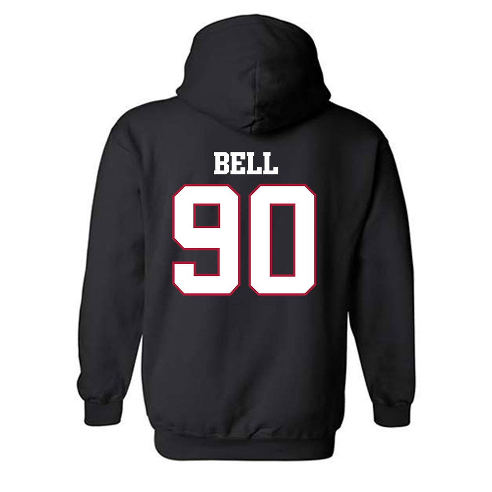 Arkansas - NCAA Football : Caleb Bell - Classic Shersey Hooded Sweatshirt-1
