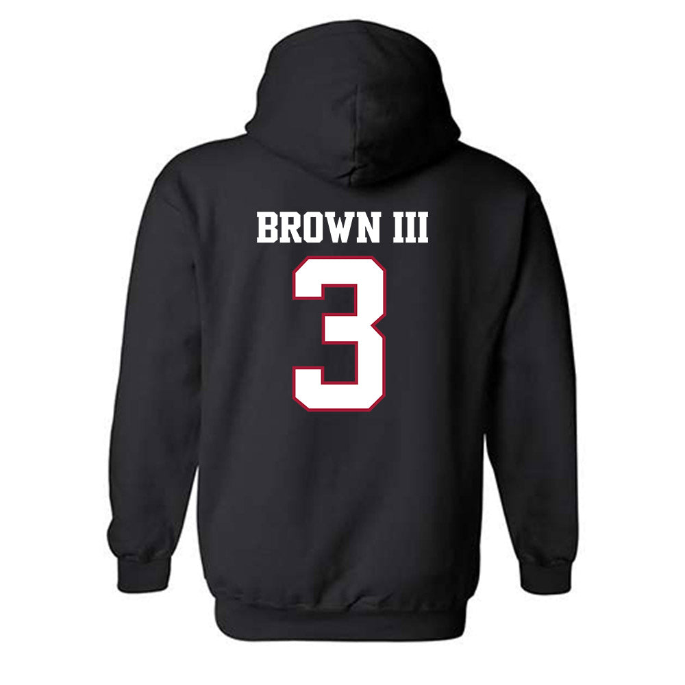Arkansas - NCAA Football : CS Brown III - Classic Shersey Hooded Sweatshirt-1