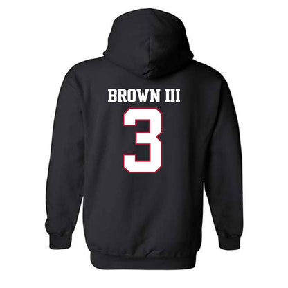 Arkansas - NCAA Football : CS Brown III - Classic Shersey Hooded Sweatshirt-1