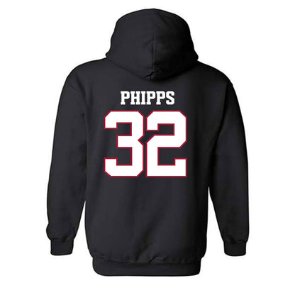 Arkansas - NCAA Football : Landon Phipps - Classic Shersey Hooded Sweatshirt-1