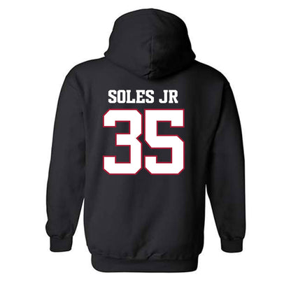 Arkansas - NCAA Football : Steven Soles Jr. - Classic Shersey Hooded Sweatshirt-1