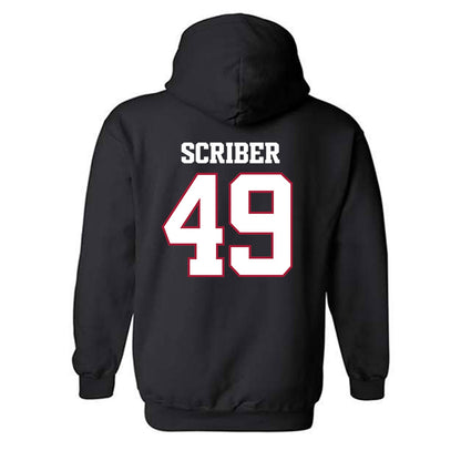 Arkansas - NCAA Football : Braxton Scriber - Classic Shersey Hooded Sweatshirt-1