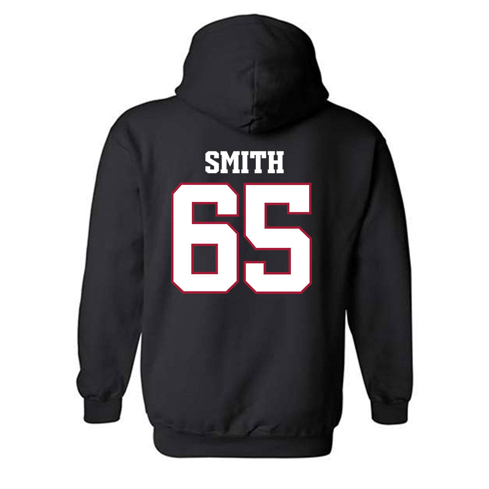 Arkansas - NCAA Football : Aaron Smith - Classic Shersey Hooded Sweatshirt-1