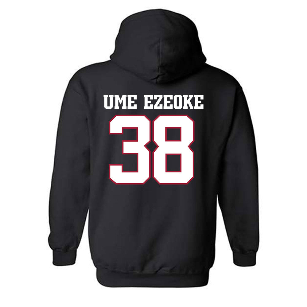 Arkansas - NCAA Football : Bradley Ume-Ezeoke - Classic Shersey Hooded Sweatshirt-1
