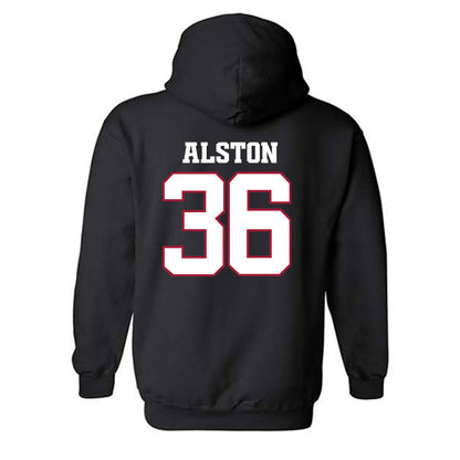Arkansas - NCAA Football : Brian Alston - Classic Shersey Hooded Sweatshirt-1