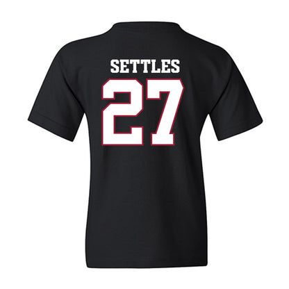 Arkansas - NCAA Football : Cameron Settles - Classic Shersey Youth T-Shirt-1