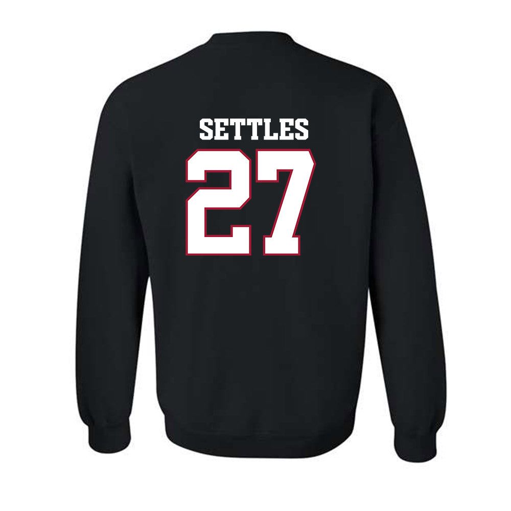 Arkansas - NCAA Football : Cameron Settles - Classic Shersey Crewneck Sweatshirt-1