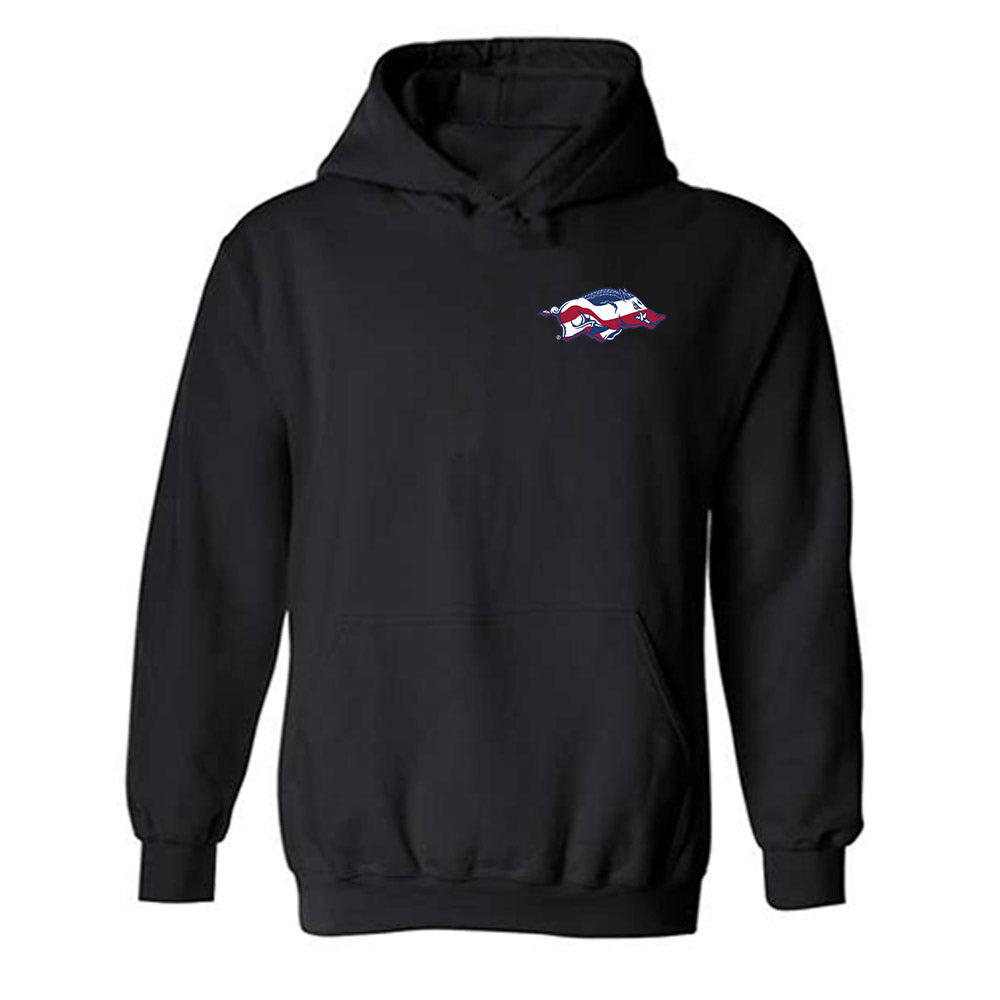 Arkansas - NCAA Football : Braxton Scriber - Classic Shersey Hooded Sweatshirt-0