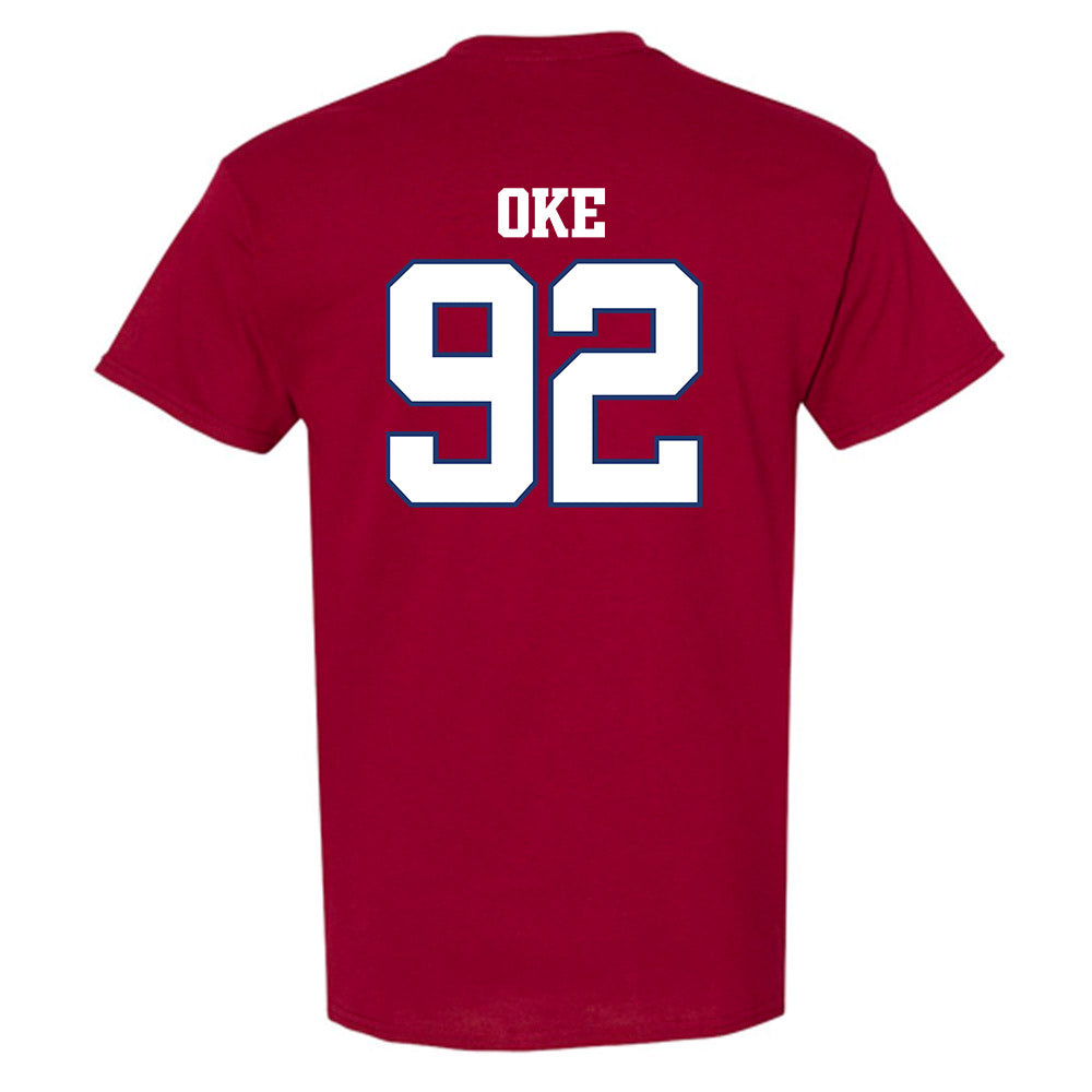 Arkansas - NCAA Football : David Oke - Classic Shersey T-Shirt-1