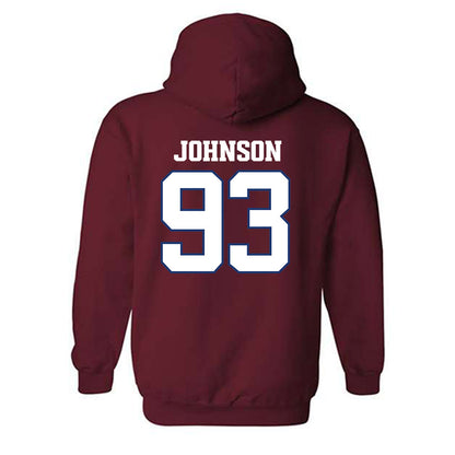 Arkansas - NCAA Football : Keiundre Johnson - Classic Shersey Hooded Sweatshirt-1