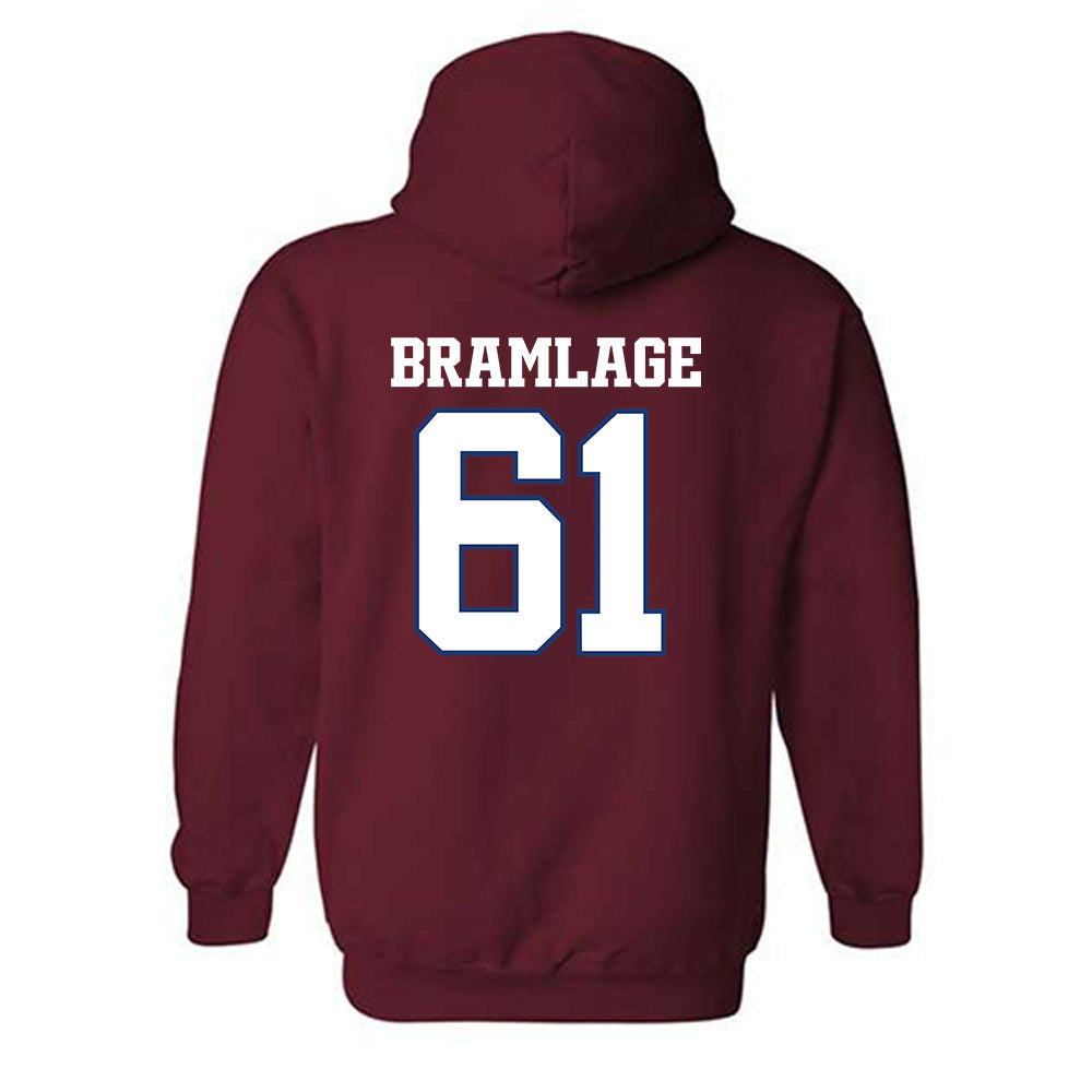 Arkansas - NCAA Football : Kaden Bramlage - Classic Shersey Hooded Sweatshirt-1