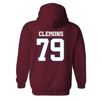 Arkansas - NCAA Football : Josiah Clemons - Classic Shersey Hooded Sweatshirt-1