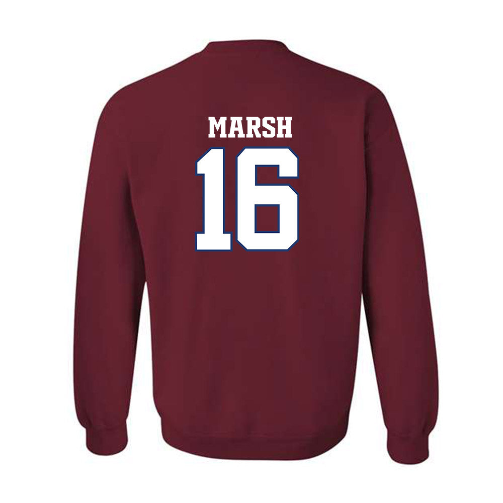 Arkansas - NCAA Football : Kourtlan Marsh - Classic Shersey Crewneck Sweatshirt-1
