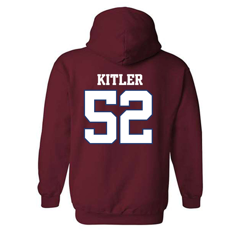 Arkansas - NCAA Football : Caden Kitler - Classic Shersey Hooded Sweatshirt-1