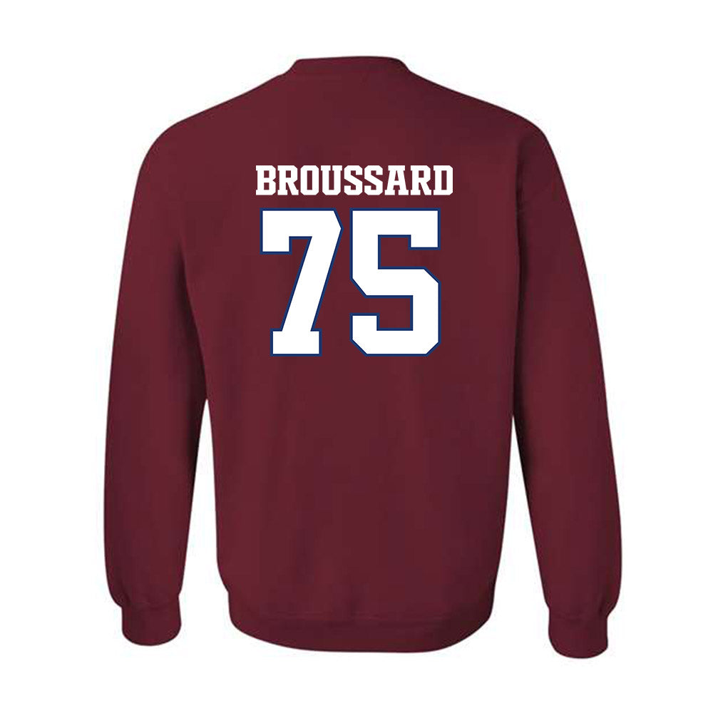 Arkansas - NCAA Football : Kavion Broussard - Classic Shersey Crewneck Sweatshirt-1
