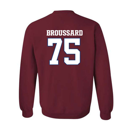 Arkansas - NCAA Football : Kavion Broussard - Classic Shersey Crewneck Sweatshirt-1