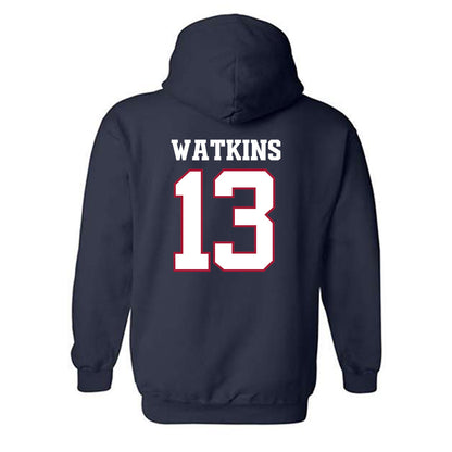 Arkansas - NCAA Football : Jelani Watkins - Classic Shersey Hooded Sweatshirt-1