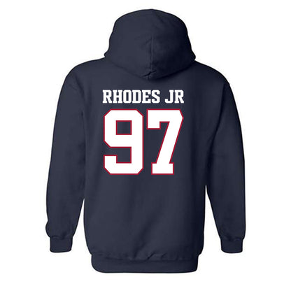 Arkansas - NCAA Football : Quincy Rhodes Jr. - Classic Shersey Hooded Sweatshirt-1