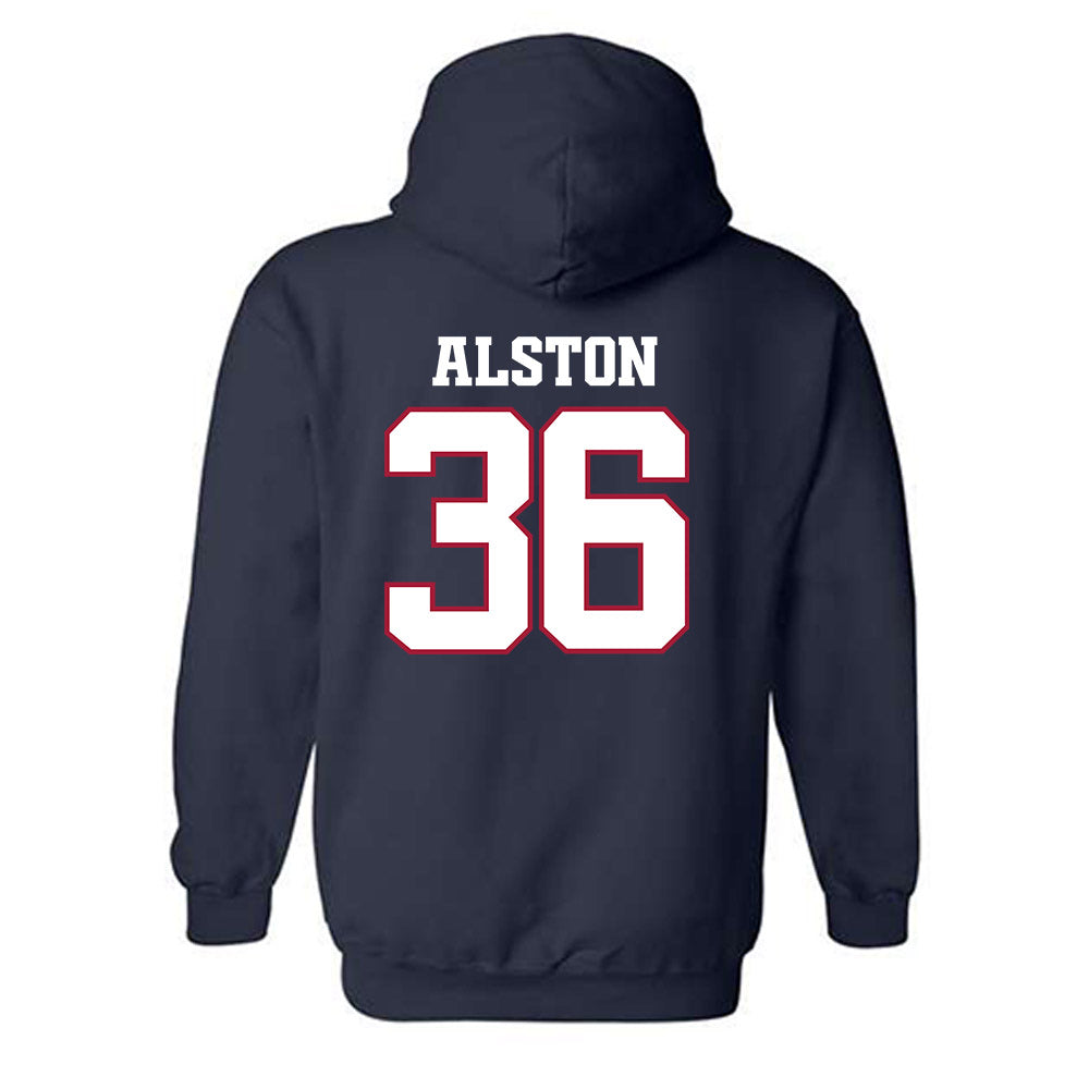 Arkansas - NCAA Football : Brian Alston - Classic Shersey Hooded Sweatshirt-1