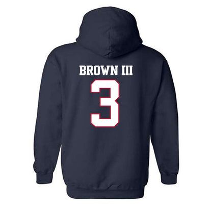 Arkansas - NCAA Football : CS Brown III - Classic Shersey Hooded Sweatshirt-1