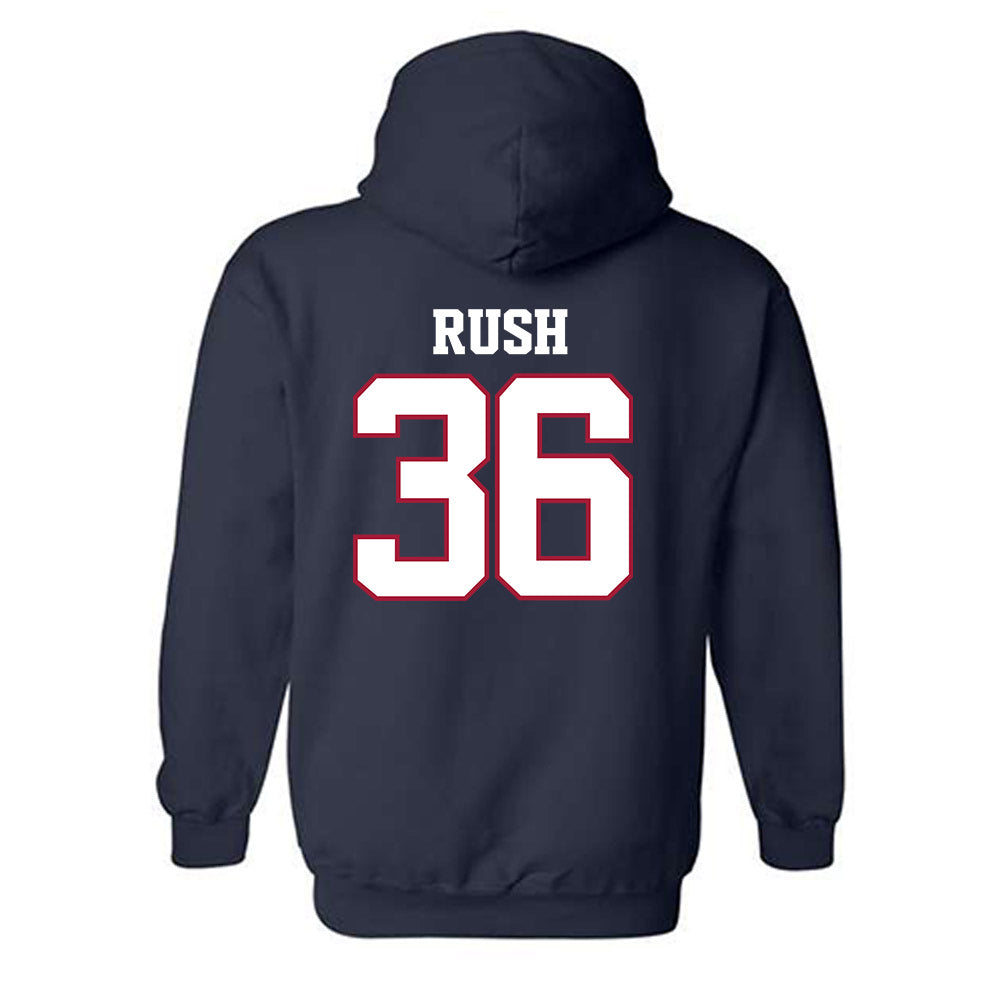 Arkansas - NCAA Football : Gavin Rush - Classic Shersey Hooded Sweatshirt-1