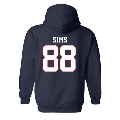 Arkansas - NCAA Football : Xadavien Sims - Classic Shersey Hooded Sweatshirt-1