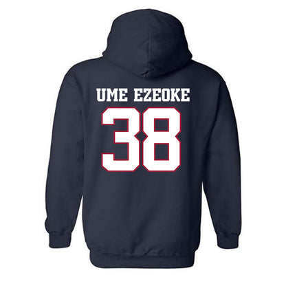 Arkansas - NCAA Football : Bradley Ume-Ezeoke - Classic Shersey Hooded Sweatshirt-1