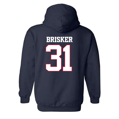 Arkansas - NCAA Football : Blake Brisker - Classic Shersey Hooded Sweatshirt-1