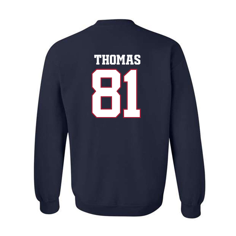 Arkansas - NCAA Football : Dai'Shaun Thomas - Classic Shersey Crewneck Sweatshirt-1