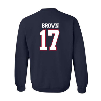 Arkansas - NCAA Football : Jalen Brown - Classic Shersey Crewneck Sweatshirt-1