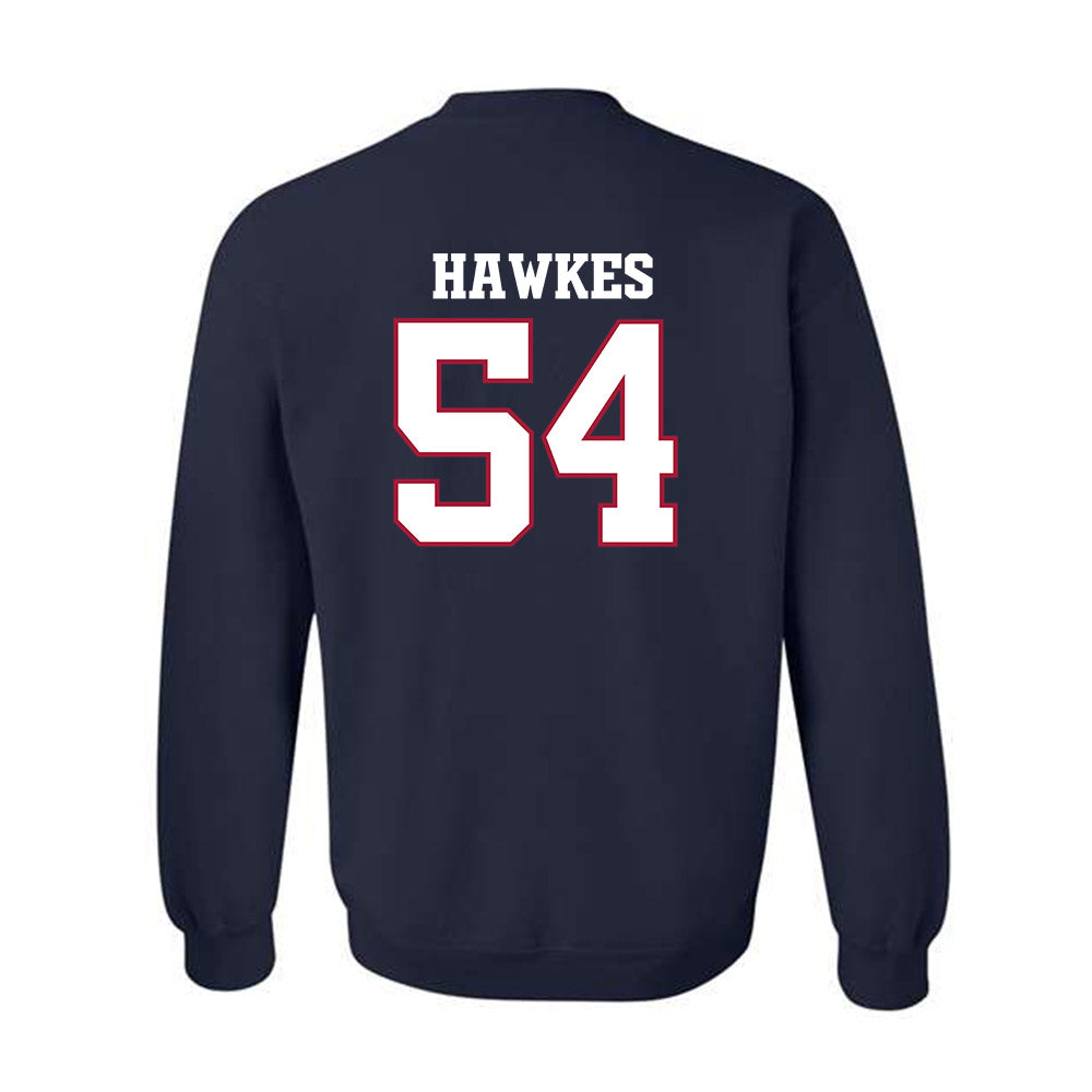 Arkansas - NCAA Football : Adam Hawkes - Classic Shersey Crewneck Sweatshirt-1