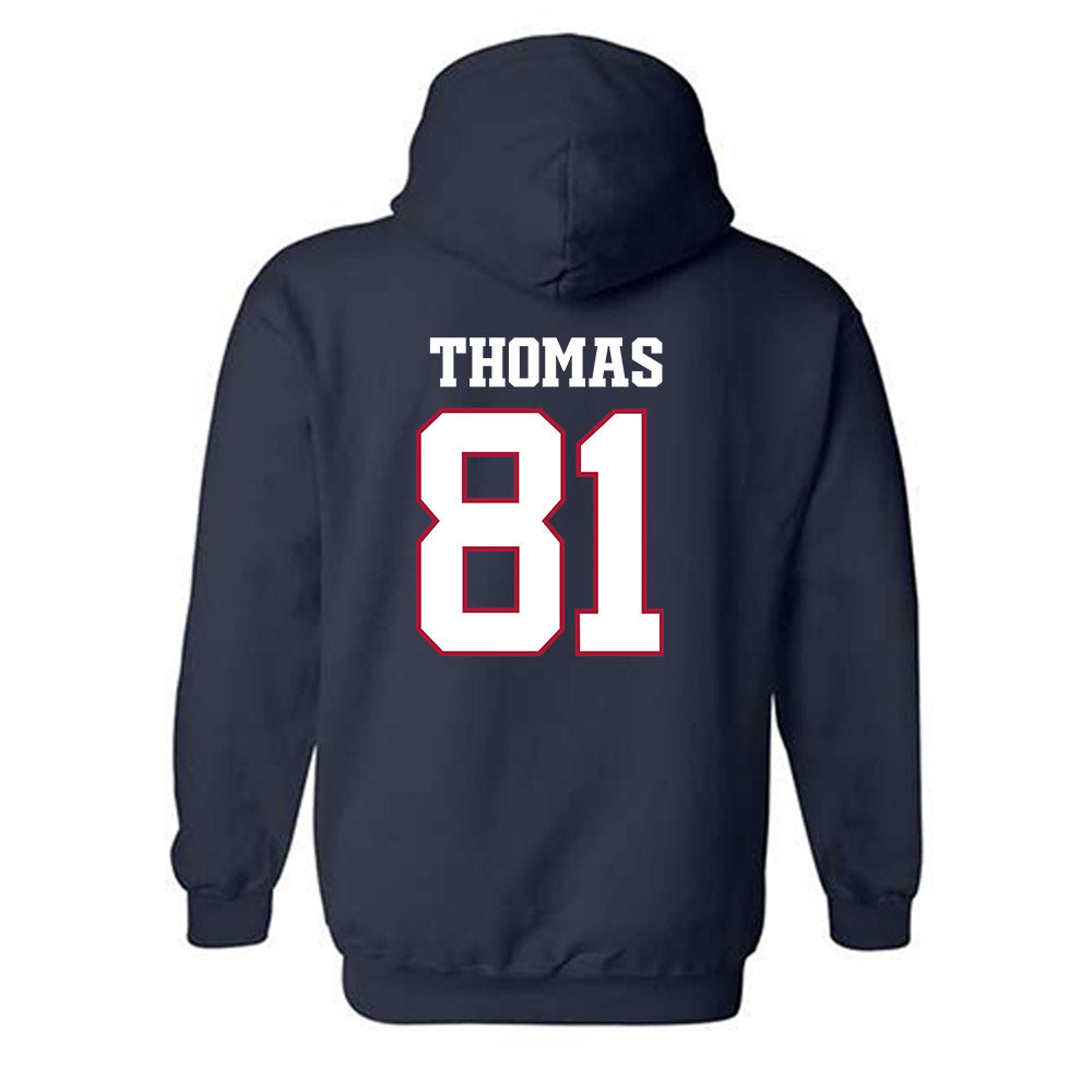 Arkansas - NCAA Football : Dai'Shaun Thomas - Classic Shersey Hooded Sweatshirt-1