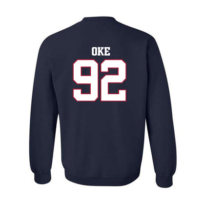 Arkansas - NCAA Football : David Oke - Classic Shersey Crewneck Sweatshirt-1