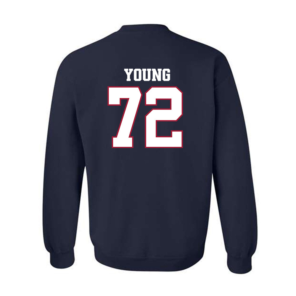 Arkansas - NCAA Football : Tucker Young - Classic Shersey Crewneck Sweatshirt-1