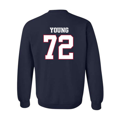 Arkansas - NCAA Football : Tucker Young - Classic Shersey Crewneck Sweatshirt-1