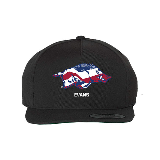 Arkansas - NCAA Football : Jeremy Evans - Snapback Hat-0