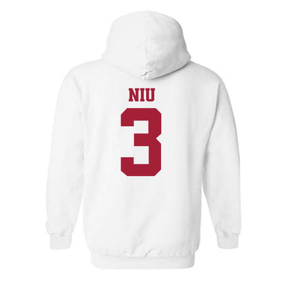 Arkansas - NCAA Women's Volleyball : Livia Niu - 30th Anniversary Hooded Sweatshirt-1